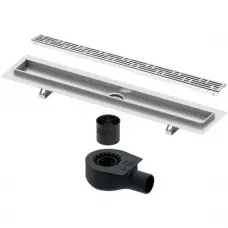 Душевой трап (лоток) Tece TECEdrainline basic 600800 + 650000 + 660016 + 600810 74,3 см, с решеткой, перфорированный, хром