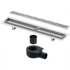 Душевой трап (лоток) Tece TECEdrainline basic 600700 + 650000 + 660016 + 600711 64,3 см, с решеткой, перфорированный, нержавеющая сталь