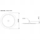 Верхний душ 300 мм Remer 357UFM30NOX