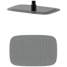 Верхний душ Wonzon & Woghand WW-88DP03-BGM 300x200 мм, темный графит матовый