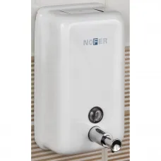 Диспенсер для мыла 1200 мл белый Nofer Inox 03001.W