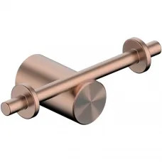 Крючок Abber Pol 316 AA1952BRG двойной, для ванны, розовое золото матовый