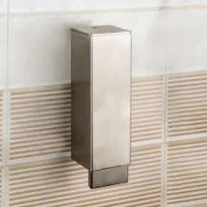 Диспенсер для мыла 300 мл матовый хром Nofer Inox 03025.S