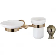 Держатель с мыльницей и стаканом Cezares Aphrodite APHRODITE-STTS-02