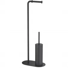 Комплект для туалета Aquatek Оберон AQ4231MB напольный, черный матовый