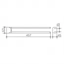 Держатель для полотенца двойной, хром Keuco Edition Palais 40018010000