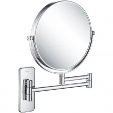 Зеркало косметическое Aquatek AQ4911CR с 5x увеличением, настенное, хром