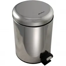 Мусорное ведро Ksitex BGR-5S 5л, с педалью, хром