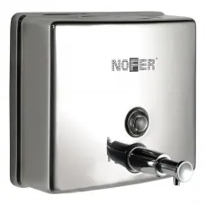 Диспенсер для мыла 1200 мл хром Nofer Inox 03004.B