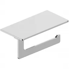 Держатель туалетной бумаги Abber Funktion AA1130 с полкой для телефона, хром