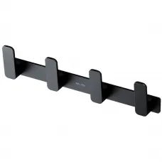 Планка с крючками Am.Pm Func A8F35922 для ванны, черный матовый