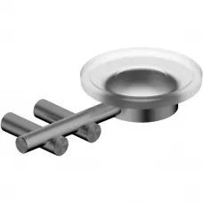 Мыльница Abber Osten 316 AA1858BGG настенная, оружейная сталь матовый